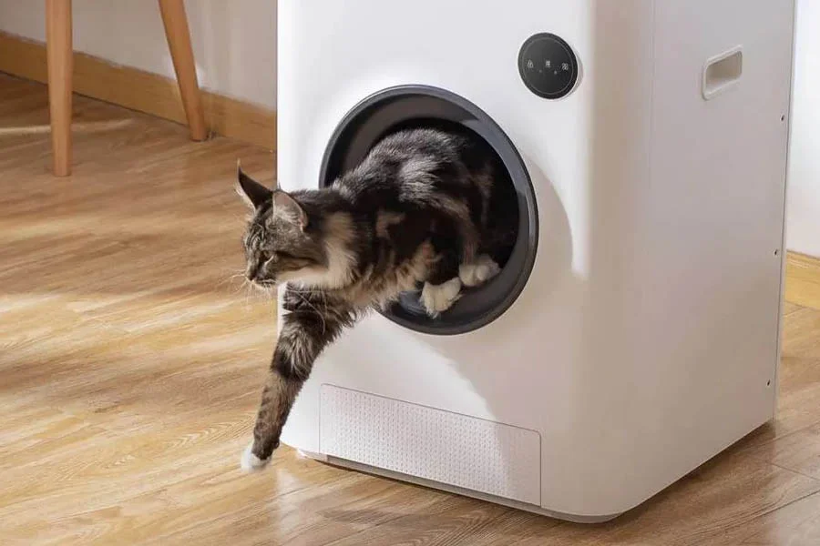 easy clean cat litter box